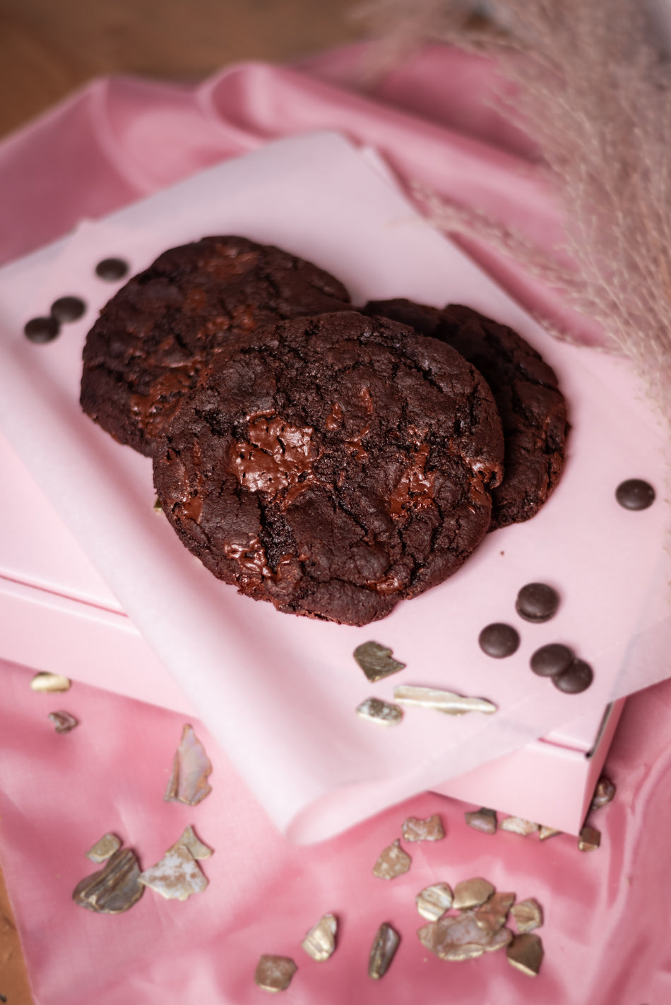 3er Pack Schoko Cookies VEGAN, aus feinen Zutaten handgefertigt